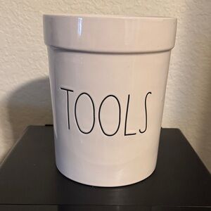 Rae Dunn White Utensil Holder